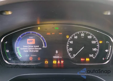 2020 Honda Insight Ex from USA, damaged, VIN 19XZE4F56LE009509